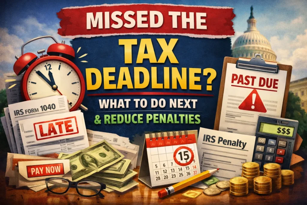 Missed the Tax Deadline? Here’s What to Do Next and How to Reduce Penalties