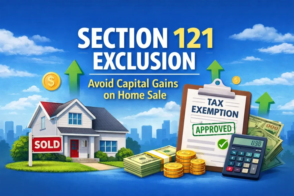 Section 121 Exclusion Explained: How to Avoid Capital Gains on Home Sale